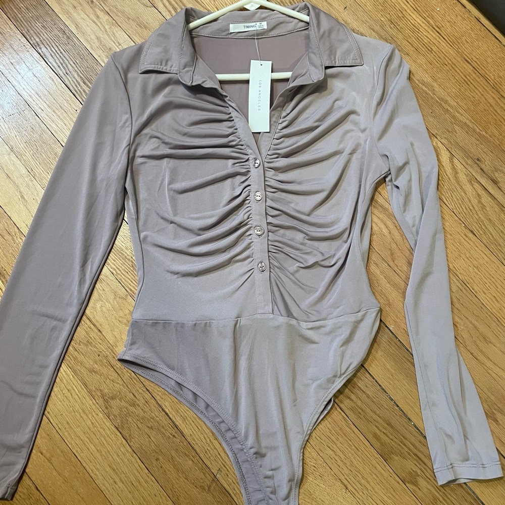 Timing Ruched Bodysuit